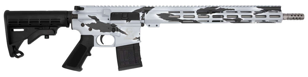 Rifles Long Guns Great Lakes Firearms ZPAP M85 223Rem GLFA AR-15 223WYL 16 SS PURSUIT SNOW CAMO 30RD • Model: ZPAP M85